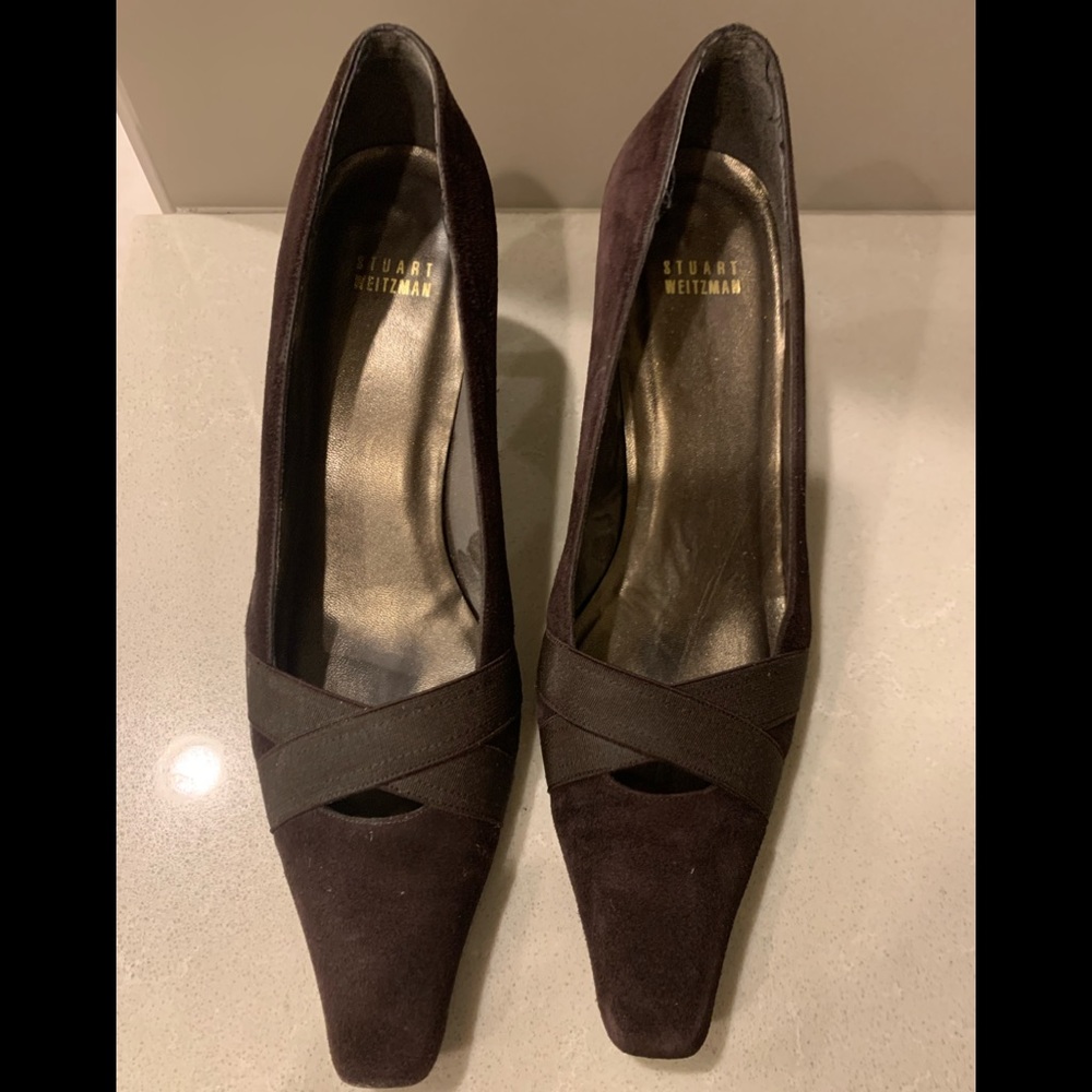 Stuart Weitzman Cola Suede Pumps